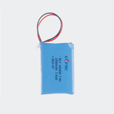 7.4V 1000mAh ของเล่นอิเล็กทรอนิกส์ แบตเตอรี่ลิตিয়াম